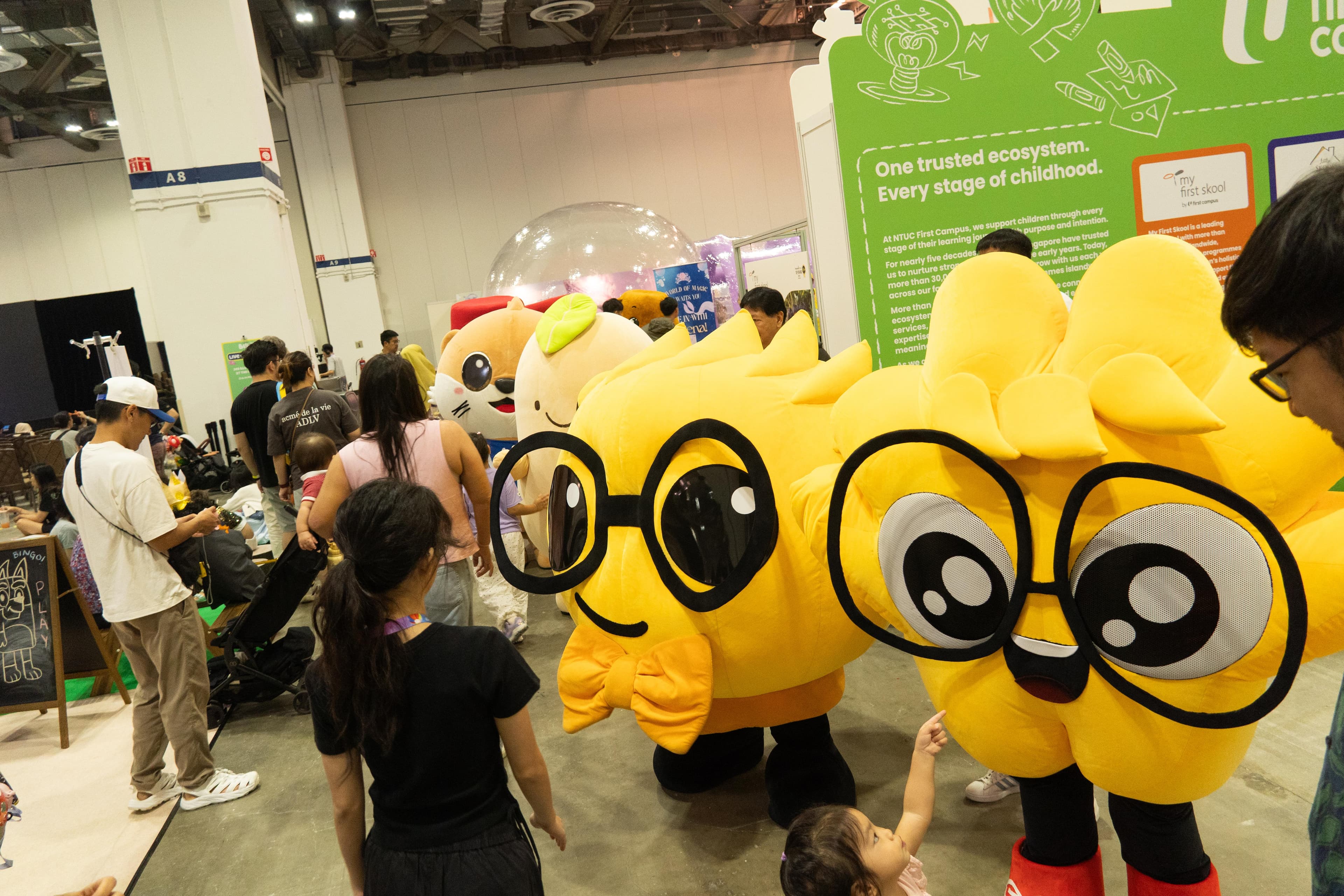 Mascot talent at Kidz Popcon Asia